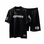 Chrome Hearts Mesh Football Jersey and Shorts Set
